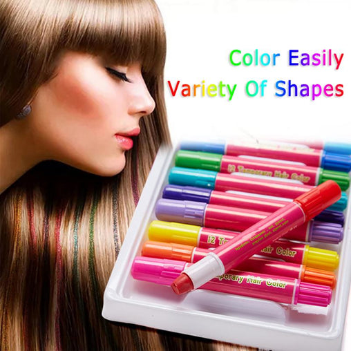 Hair Coloring Crayon Set