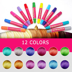 Hair Coloring Crayon Set