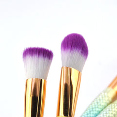 11pcs Mermaid Makeup Brushes