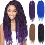 Gradient Color Twist Wigs
